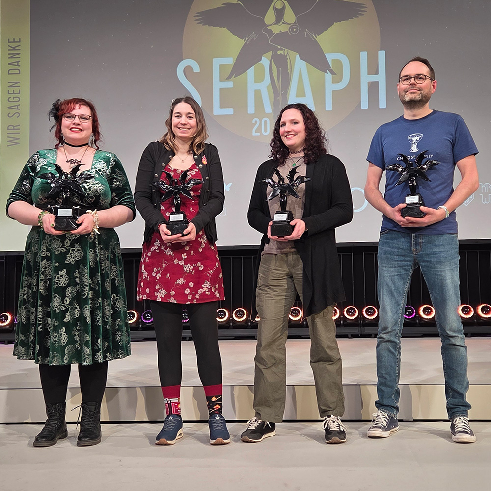 Gewinner*innen des SERAPH 2026 auf der Großen Bühne